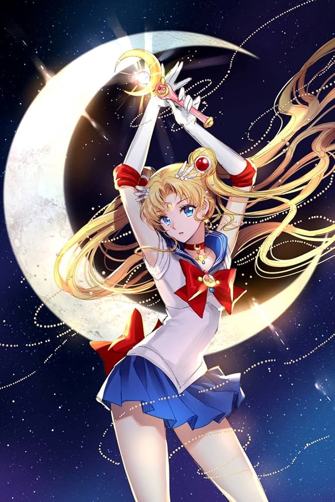 Amazon｜セーラームーンポスター壁画リビングルームの装飾家の